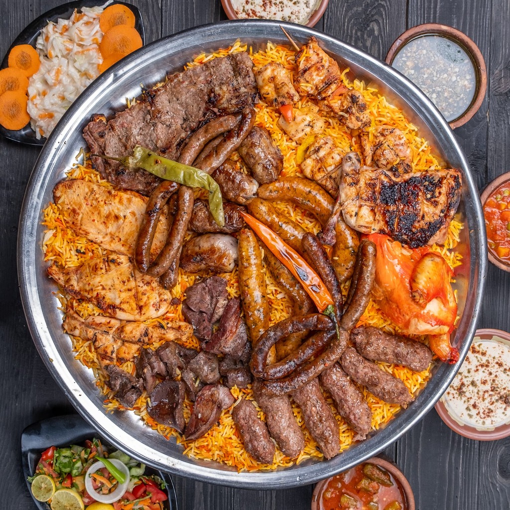 صينية مشويات فاخرة